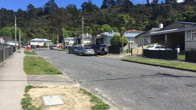 Residents of Hanson Grove in Stokes Valley say a large brawl broke out in the street before a drive-by shooting in the early hours of Sunday morning. (Photo / Melissa Nightingale)