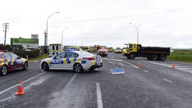 The crash was on State Highway 2 near Wilson Rd North. (Photo / NZ Herald)