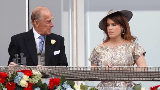 Prince Philip is said to get on fine with Eugenie, but has a rumoured feud with her mother. (Photo / Getty)