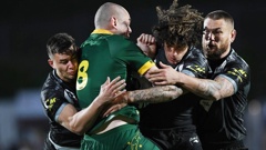 The Kangaroos were bested by the Kiwis in a stunning victory last night. (Photo / Getty)