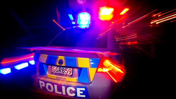 The crash happened around 8pm last night in Lower Hutt. (Photo / NZ Herald)