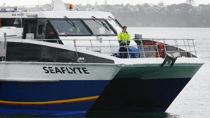The ferry driver had to close the bar before the ship had even left the port. (Photo / NZ Herald)
