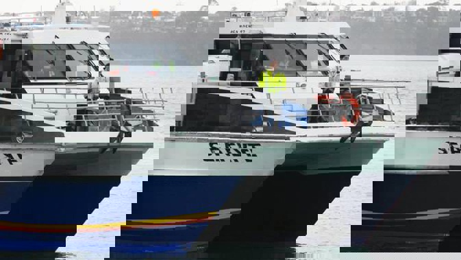 The ferry driver had to close the bar before the ship had even left the port. (Photo / NZ Herald)