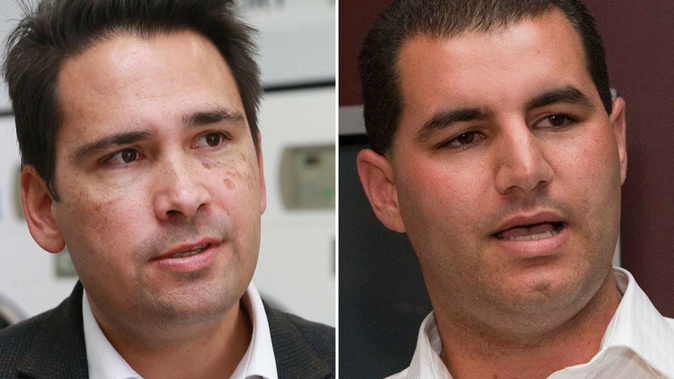 Simon Bridges and Jami-Lee Ross.