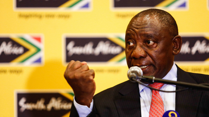 President Cyril Ramaphosa said the ANC planned to amend the constitution to allow for expropriation without compensation