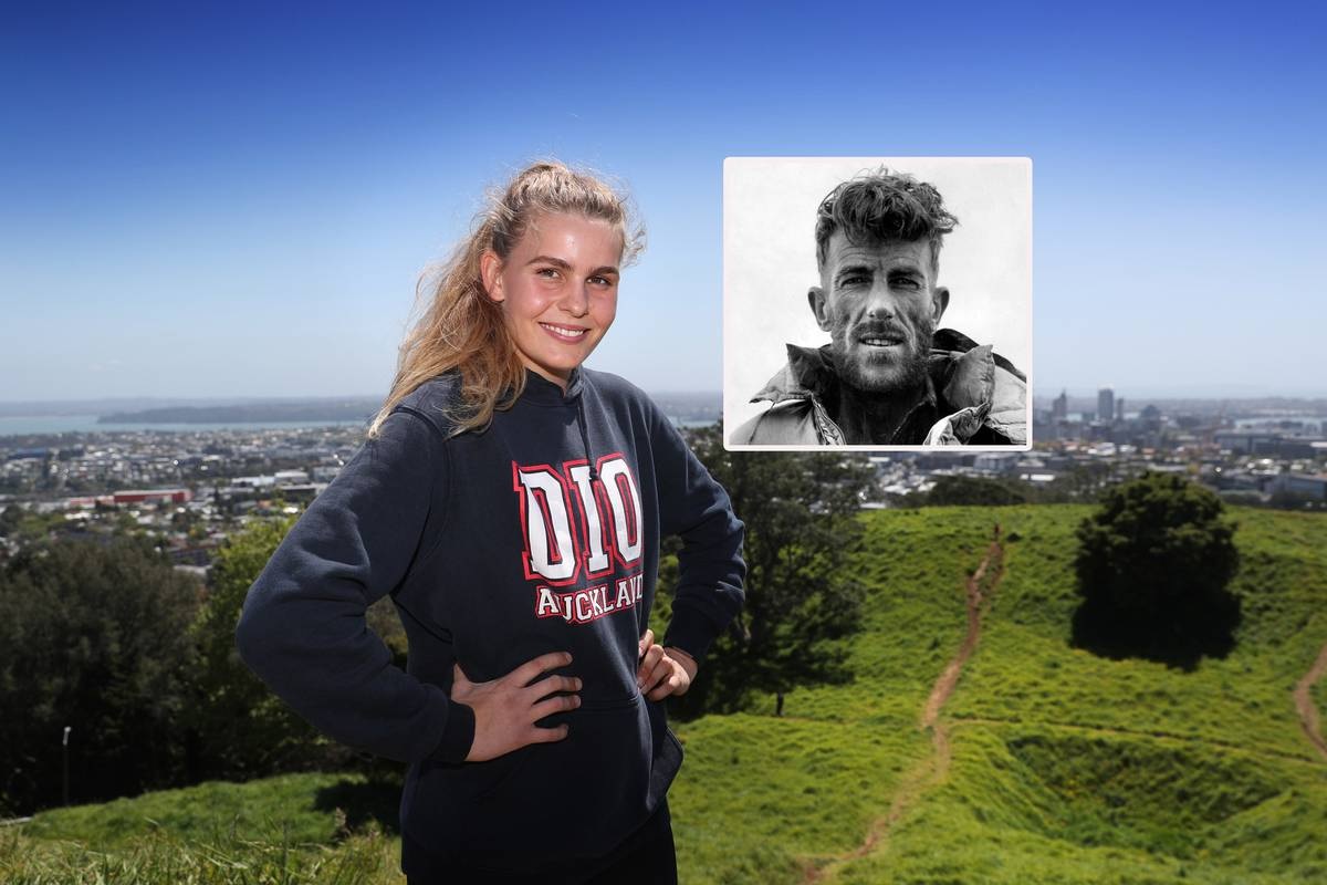 Sir Edmund Hillary's granddaughter prepares for mountain climb. (Video: NZ Herald)