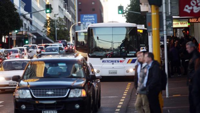 The bus strike in Auckland will run for 24 hours. Photo / Doug Sherring