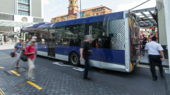 A reduction of bus services in South and West Auckland could mean a long trip to work for commuters. Photo / Jason Dorday