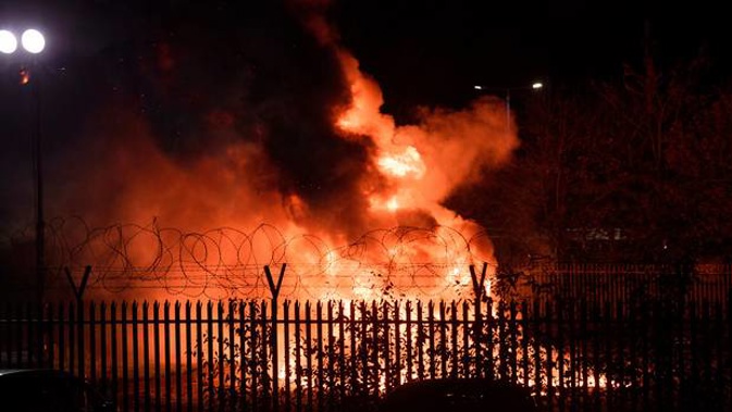 The helicopter belonging to Leicester owner Vichai Srivaddhanaprabha has crashed outside the King Power Stadium. (Photo / Ryan Browne/BPI/REX/Shutterstock)