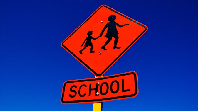 There are no crossings outside Woodend School. Photo / Getty Images