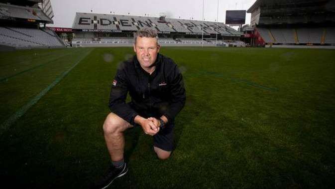 Eden Park turf manager Blair Christiansen says the turf is coming to the end of its useful life. Photo / Dean Purcell