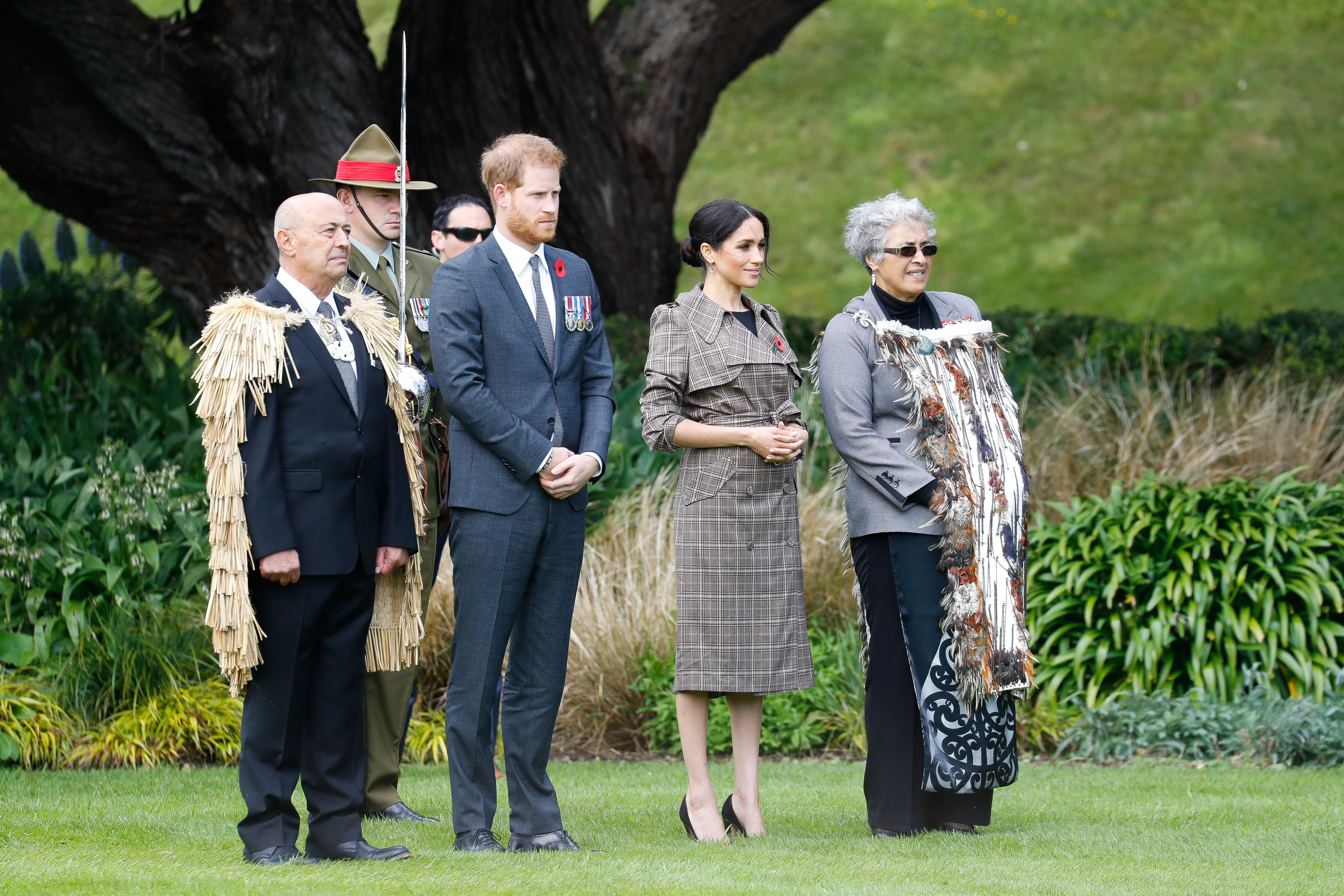 Prince Harry, Duke of Sussex and Meghan, Duchess of Sussex attend the Official arrival at the Government House on October 28, 2018 in Wellington, New Zealand. Photo / Getty Images