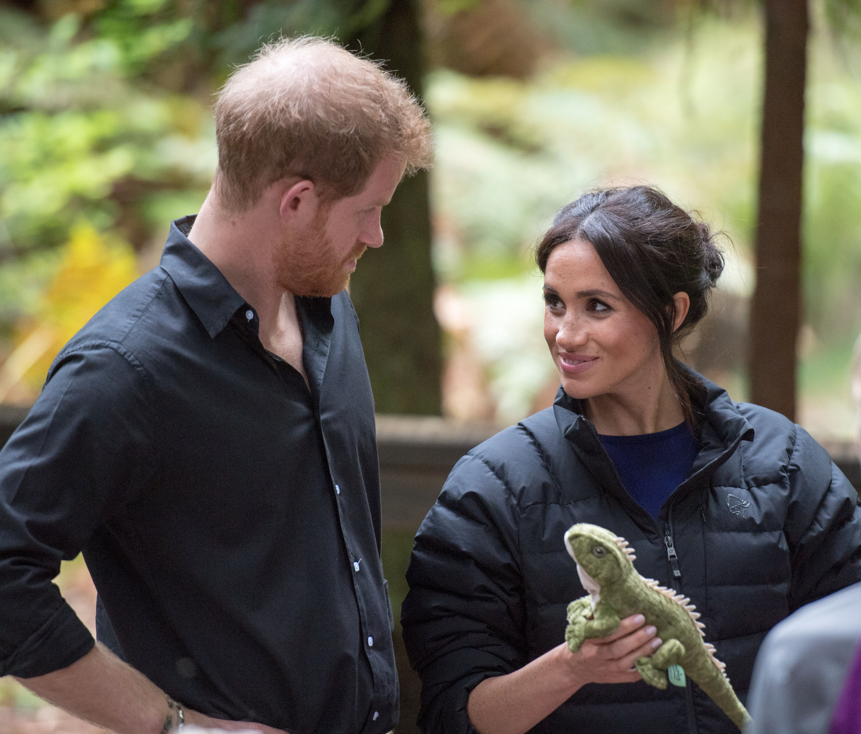 Prince Harry, Duke of Sussex and Meghan, Duchess of Sussex visit Redwoods Tree Walk on October 31, 2018 in Rotorua, New Zealand. Photo / Getty Images