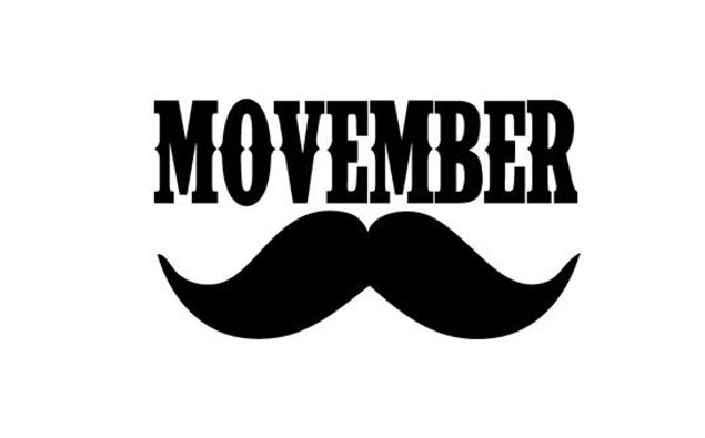 November is also referred to as 'Movember'