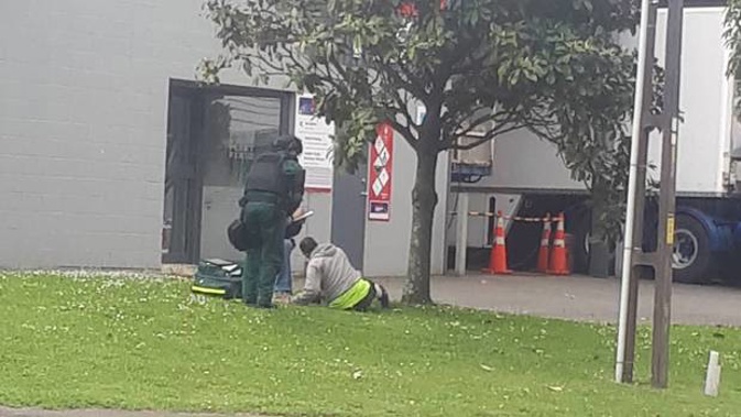 The Armed Offenders Squad were spotted in Penrose. Photo / Supplied