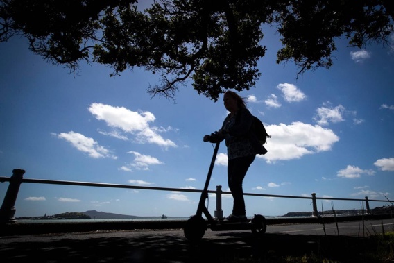 A type of Lime e-scooter is known to break apart during use. (Photo / NZ Herald)