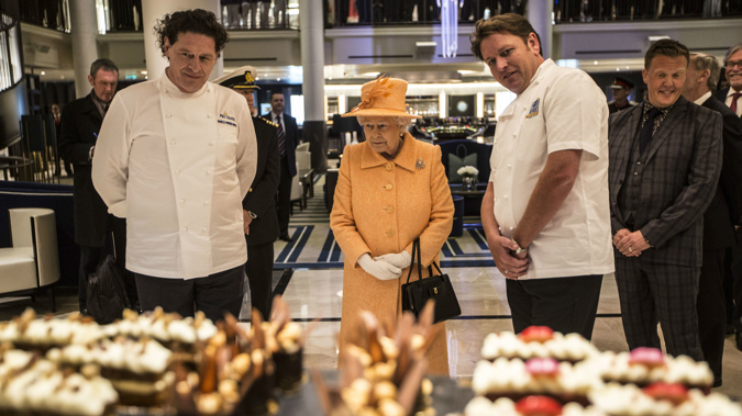 It appears the Queen's brutal message had a humorous side. Photo / Getty