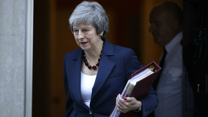 British Prime Minister Theresa May. Photo / AP /Matt Dunham