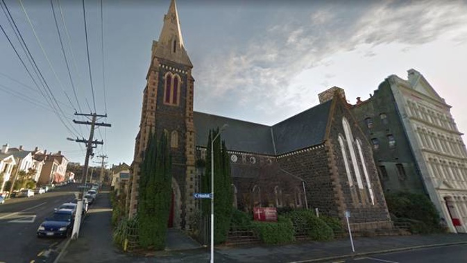 St Matthew's Church in Dunedin this week voted to disaffiliate from the Anglican diocese and its minister called homosexuality an 'abomination'. Image / Google Maps