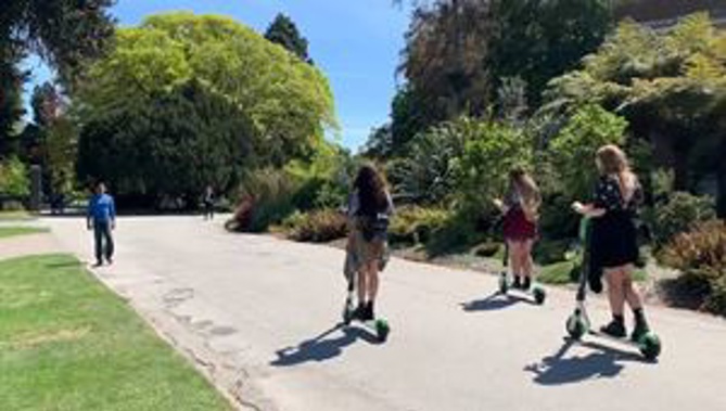 Lime e-scooters are looking to expand outside of Auckland and Christchurch. (Photo / NZ Herald)