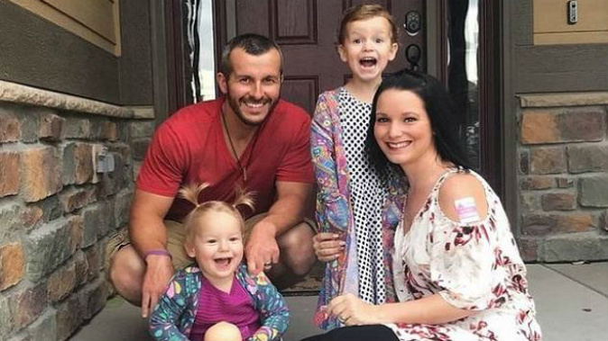 Christopher Watts confessed to killing his wife Shanann and their daughters Bella and Celeste. (Photo / Supplied)
