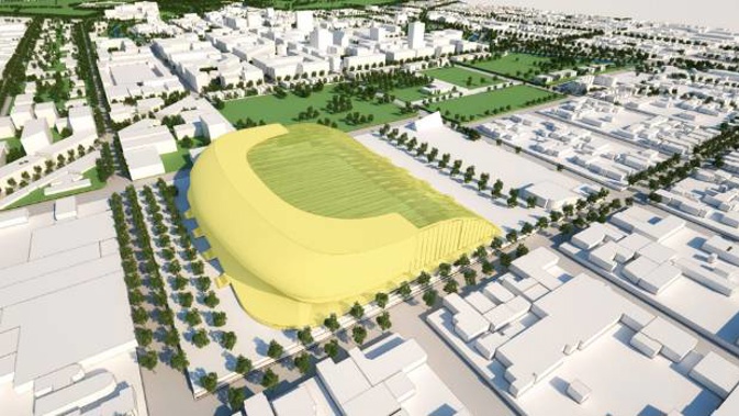 Christchurch's new stadium will be built in the central city.