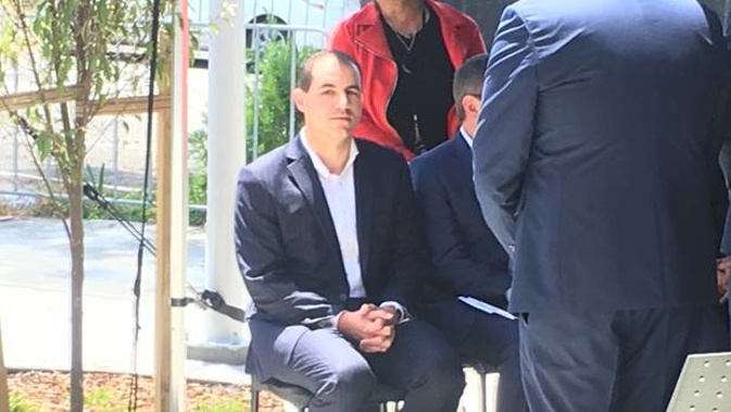 Jami-Lee Ross at the opening of the Taiaho Mai building at Middlemore Hospital. (Photo / Supplied)