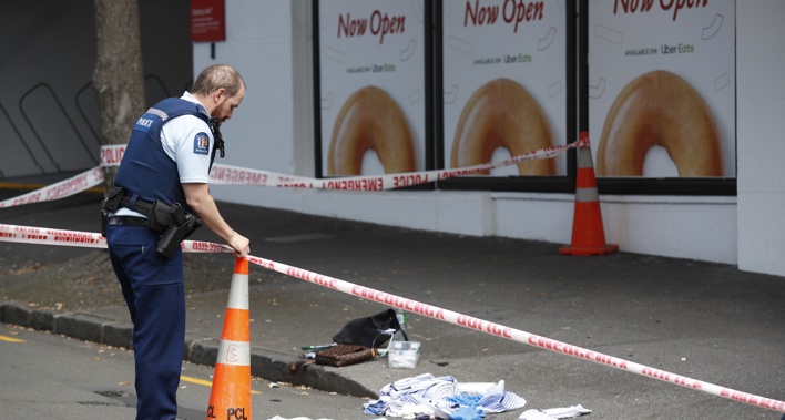 The incident took place on Symonds Street. (Photo / File)
