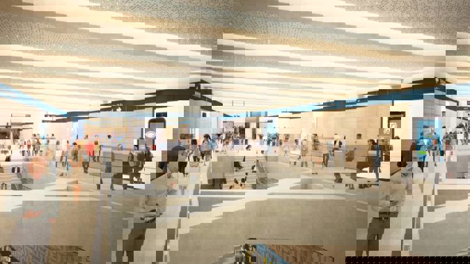 The City Rail Link could be affected by the financial trouble of RCR Tomlinson. (Photo / Supplied)