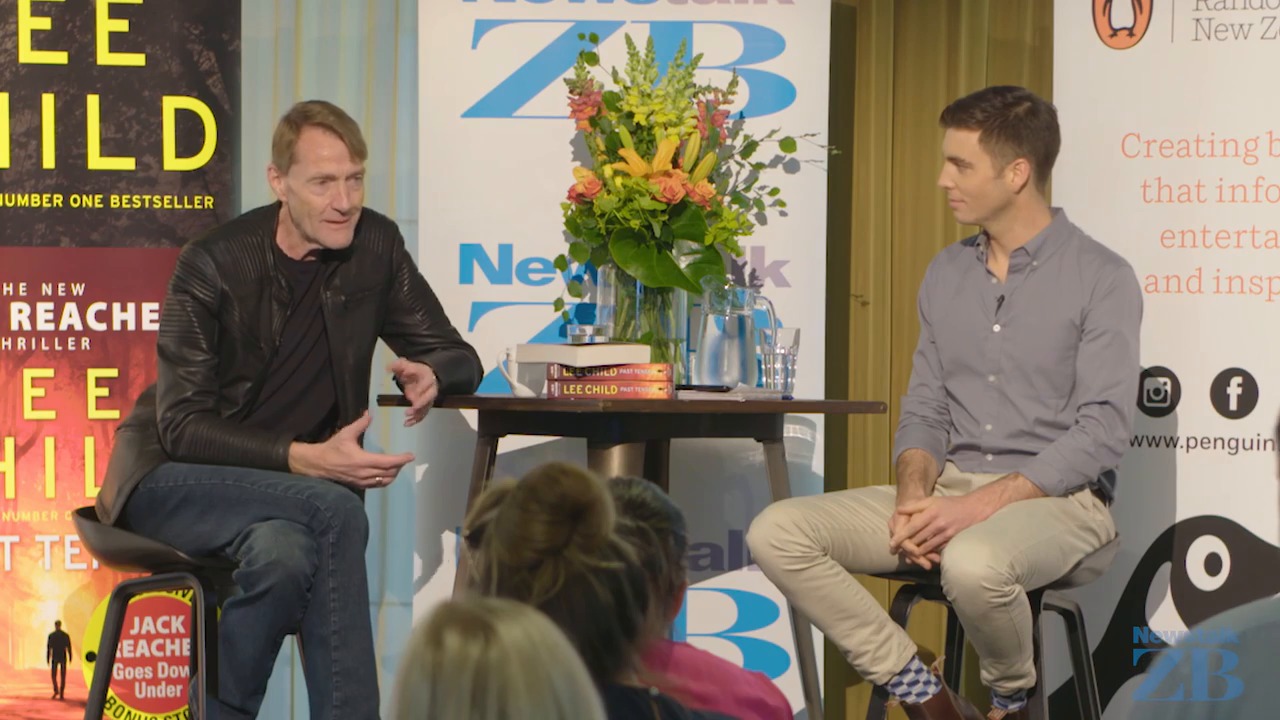 Watch: Jack Tame interviews author Lee Child