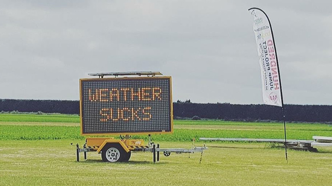 Steve Gregor had to cancel his planned jump due to bad weather. (Photo / Facebook)