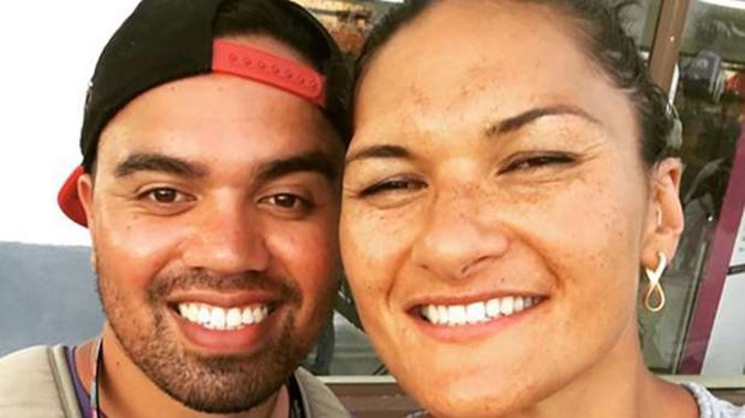 Dame Valerie Adams and Gabriel Price. Photo / Instagram