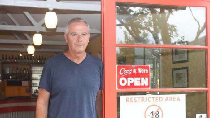 Fabian Prioux, owner of Abbey Road Burgers, Bar & Cafe, banned kids under 12 from eating at his restaurant. Photo / Nelson Weekly