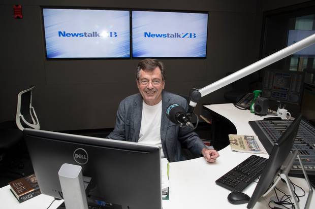 Leighton Smith in the Newstalk ZB studio. Photo / Brett Phibbs.