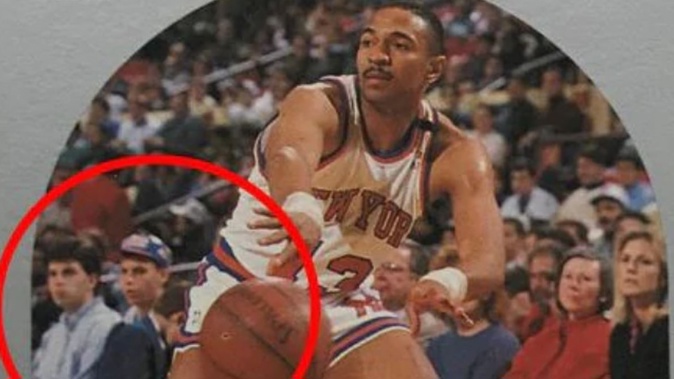Mark Jackson's NBA player card gained fame in recent days for an unusual reason. Photo / Supplied/news.com.au