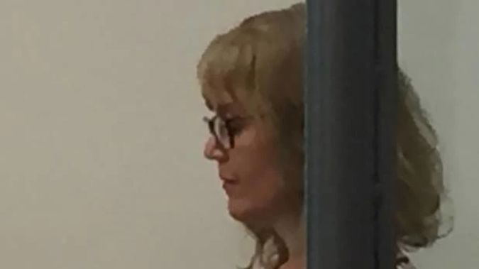 Joanne Harrison in the dock in the Manukau District Court. (NZME photograph)