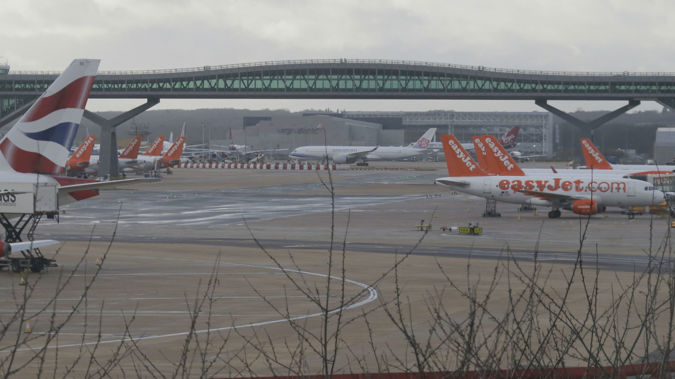 The drone forced the airport to cancel flights for several days. (Photo / AP)
