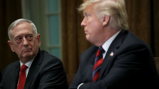 Donald Trump has hit back at his outgoing Defense Secretary, after Mattis publicly criticised the President. (Photo / Getty)
