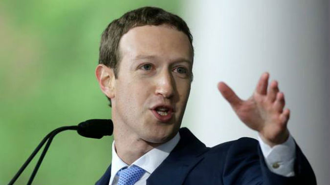 Mark Zuckerberg dropped US$23 billion as Facebook careened from crisis to crisis. Photo / AP
