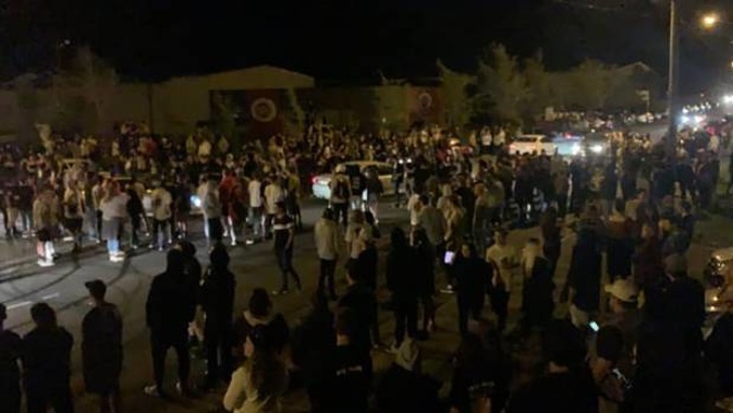 Hundreds of boyracers descended on Christchurch on Saturday night.