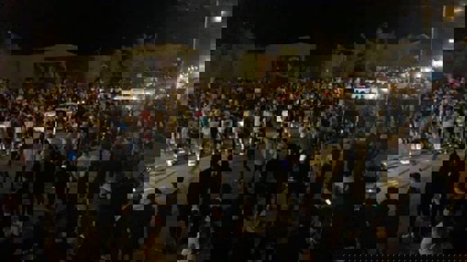 Hundreds of boy racers descended on Christchurch on Friday and Saturday nights. (Photo / Supplied)