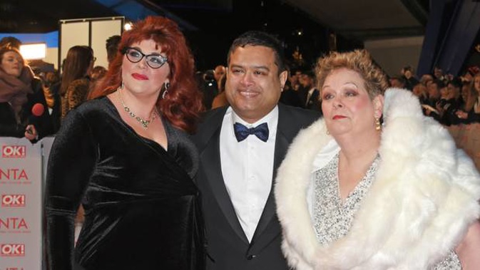The Chase star Paul Sinha, alongside his fellow quiz masters Jenny Ryan and Anne Hegerty. Photo / Getty