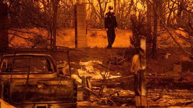 The Northern California wildfire of 2018 killed at least 85 people and destroyed thousands of buildings across the state. Photo / AP