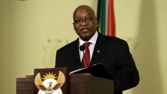 Former South African President Jacob Zuma. Photo / AP