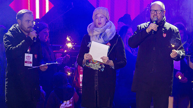 Gdansk Mayor Pawel Adamowicz was on stage at a charity event when the attack happened. (Photo / AP)