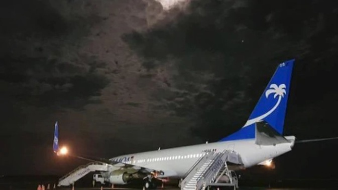 The boy suffered a severe asthma attack on a Samoa Airways flight from Auckland to Samoa on Boxing Day. Photo / Samoa Airways