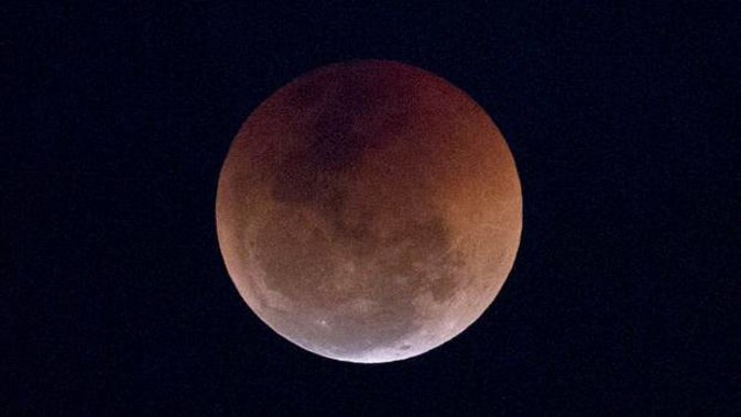 A blood moon lunar eclipse was visible last July. (Photo / AP)