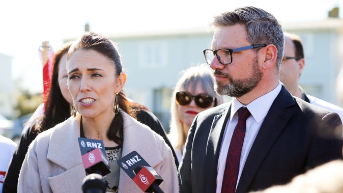 Prime Minister Jacinda Ardern and Immigration Minister Iain Lees-Galloway. Photo / Getty Images