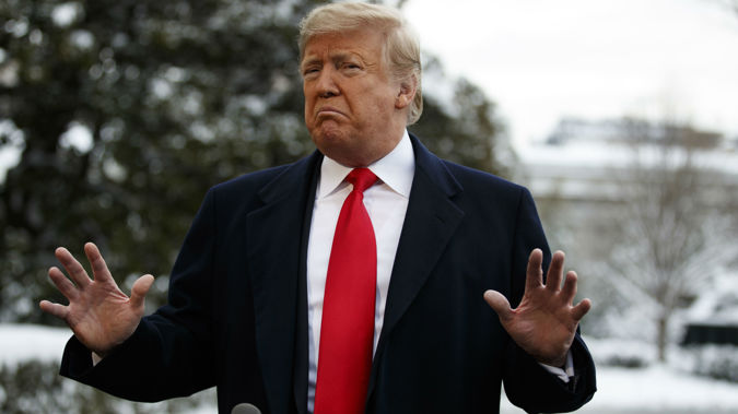 Donald Trump has been accused of caving in by conservative followers. (Photo / AP)