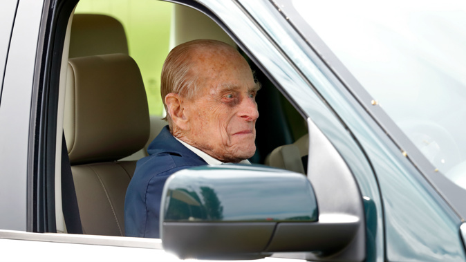 Prince Philip has blamed low-shining sun for the crash. (Photo / Getty)